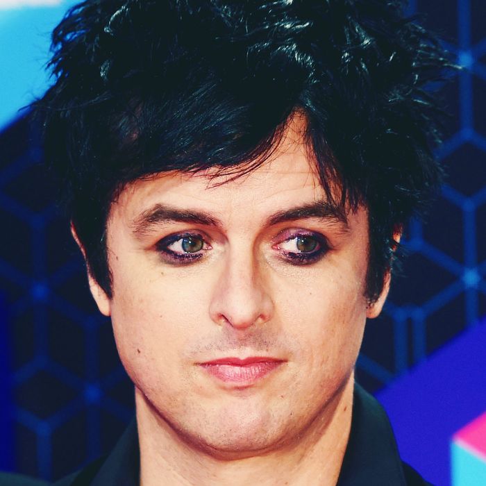 Billie Joe Armstrong smiling ç  Here I am Or well her  Flickr