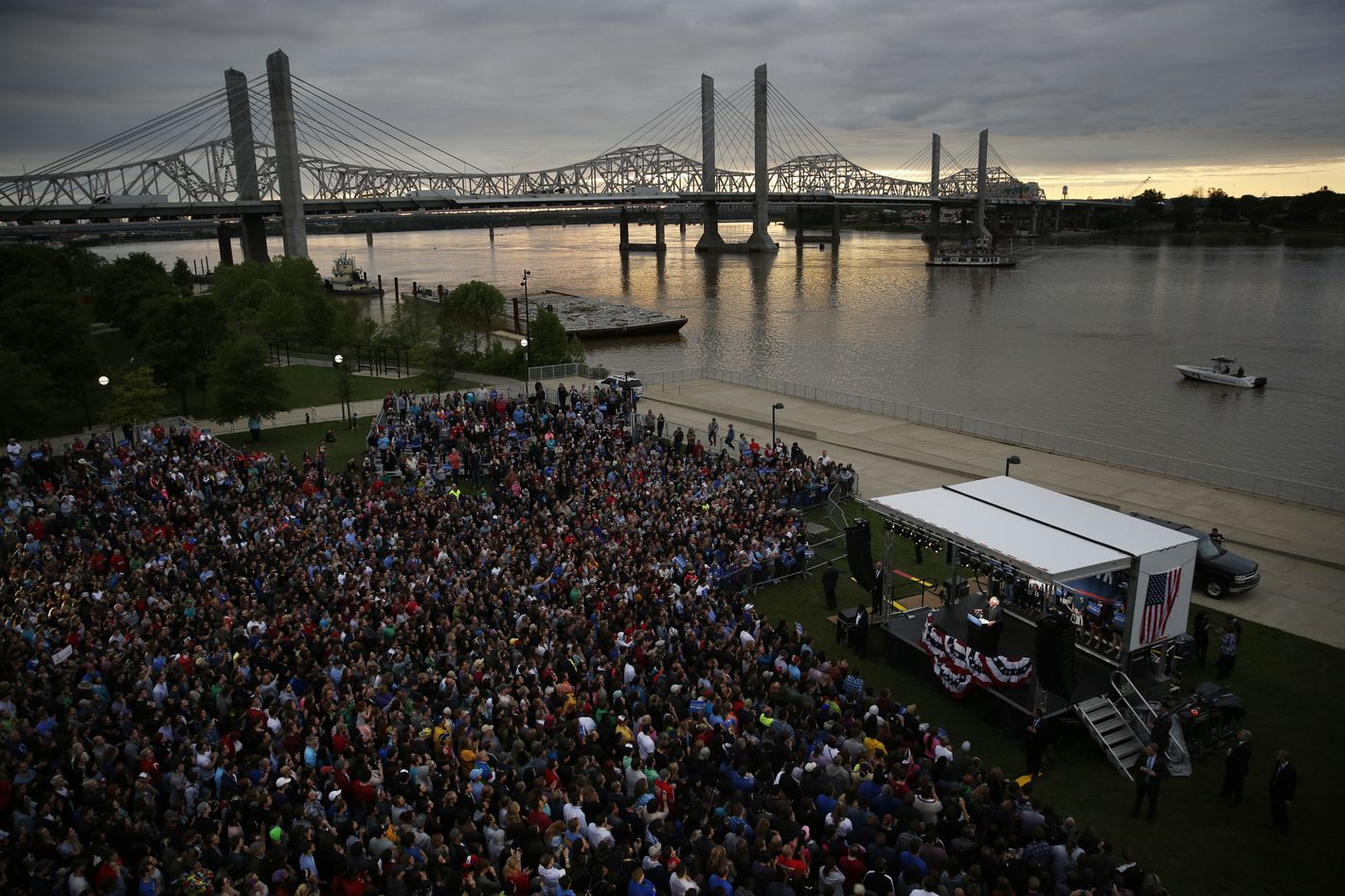 Bernie Rally 2020 Springfield Fresh Intelligence: Cruz Bows Out, Sanders Stays In, and Trump Cleans Up