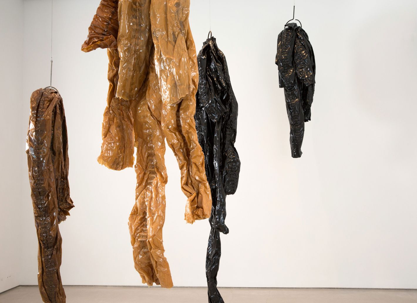 Helmut Lang creates sculptures from surplus Saint Laurent