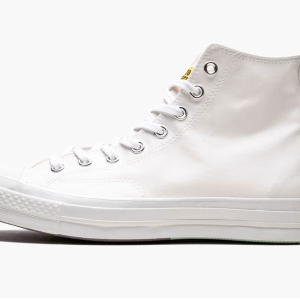 white high cut shoes