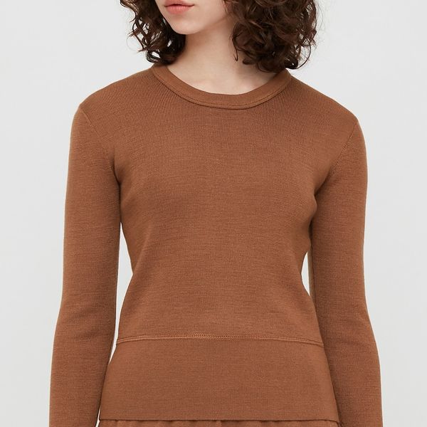 Uniqlo Women U Merino-Blend Crew Neck Sweater