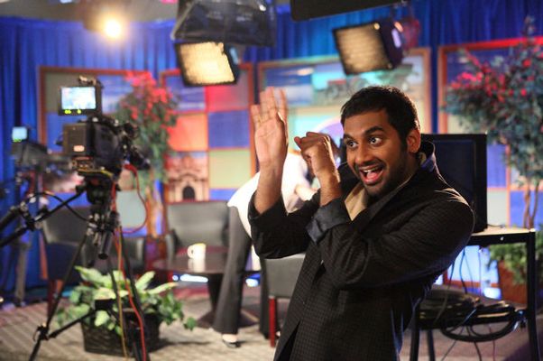 PARKS AND RECREATION -- "Born & Raised" Episode 403 -- Pictured: Aziz Ansari as Tom Haverford -- Photo by: Danny Feld/NBC