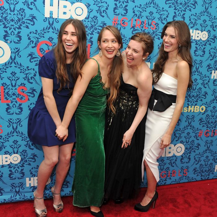 From left: Zosia Mamet, Jemima Kirke, Lena Dunham, and Allison Williams.