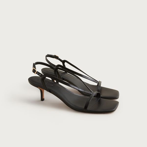 J.Crew Krista Slingback Kitten-Heel Sandals