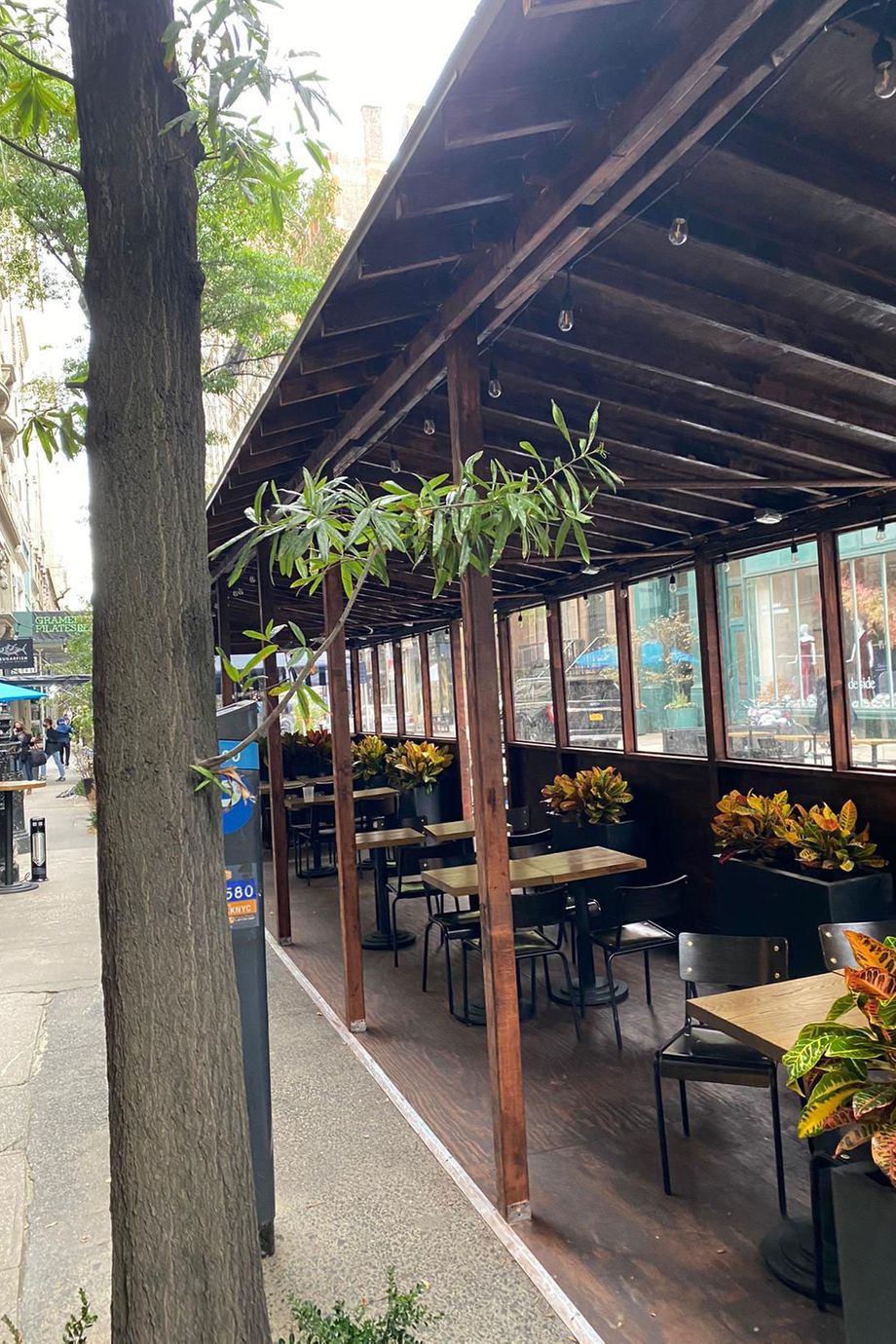 restaurant outside seating on Meet Nyc S First Professional Streetery Builders