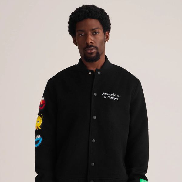 'Sesame Street' x New York or Nowhere Always Sesame St. Varsity Jacket