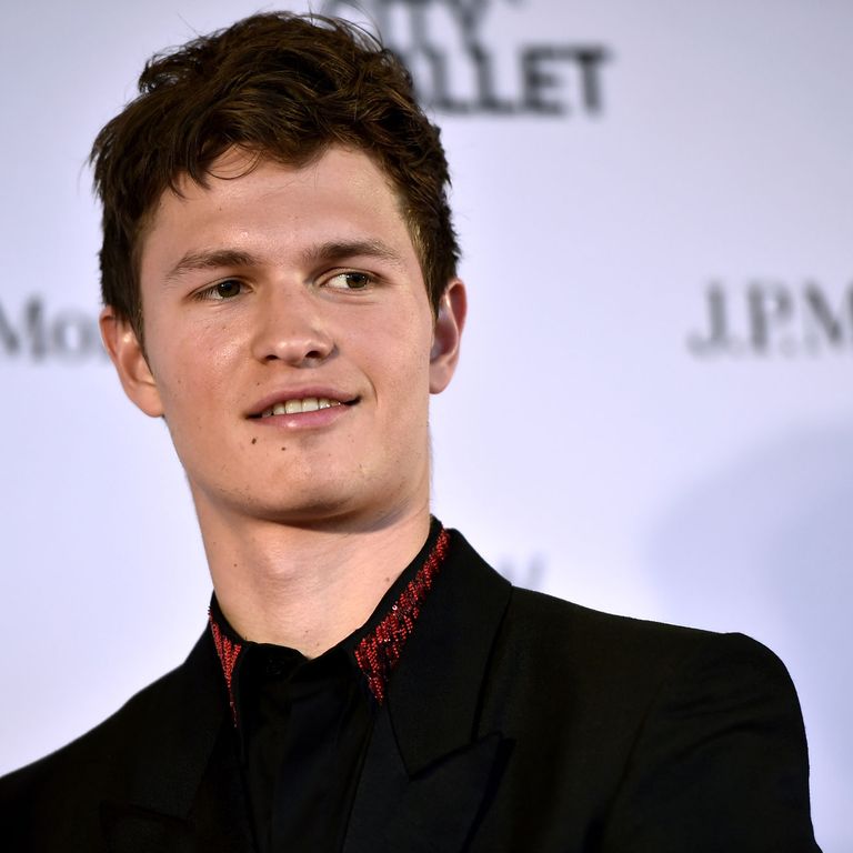 Ansel Elgort. 