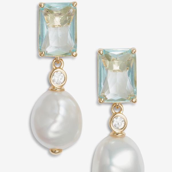 Nadri Blue Lagoon Drop Earrings