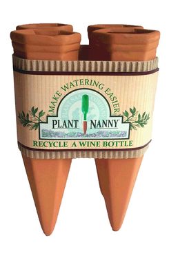 Plant Nanny 4 Count Wine Bottle Stake Set