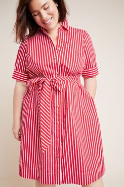 Maeve Kiana Striped Shirtdress