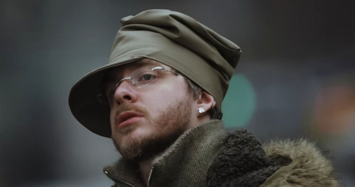 In his new video for ‘Say Hello,’ Jack Harlow struts around downtown Manhattan in a hat that defies both explanation and physics.