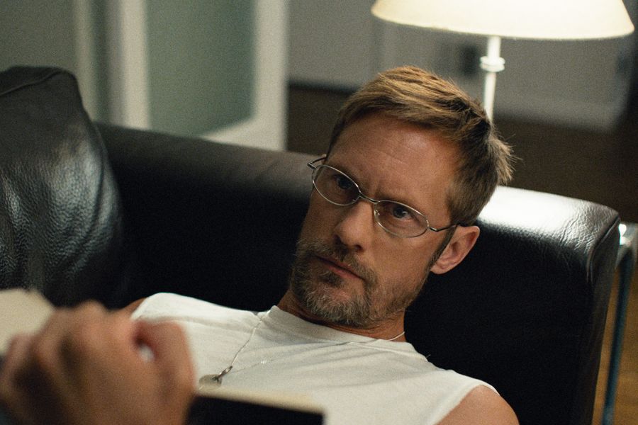 Thank God for Alexander Skarsgård’s Little Glasses in <em>Pillion</em>