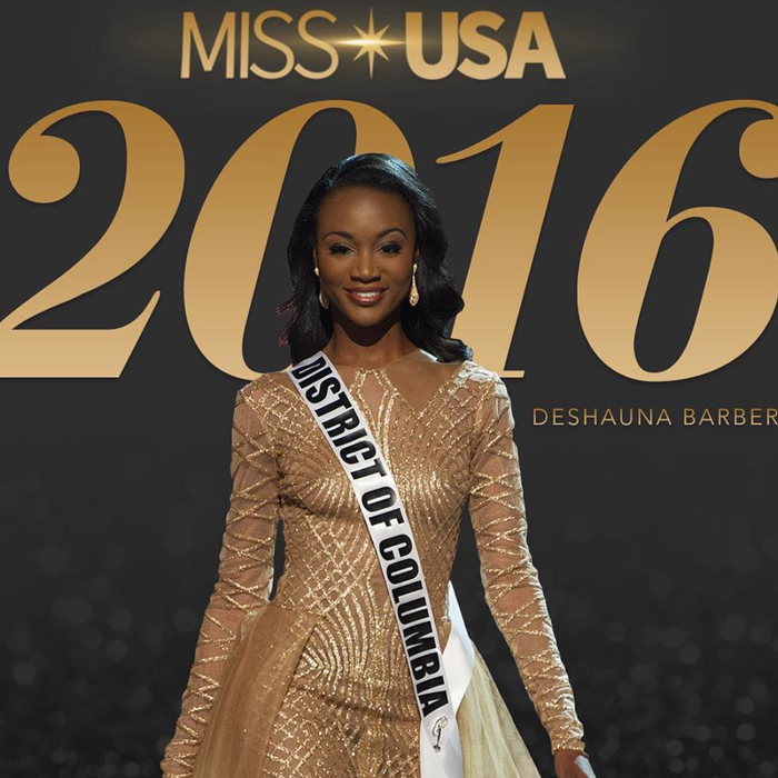 Miss D C Deshauna Barber Wins Miss Usa 2016