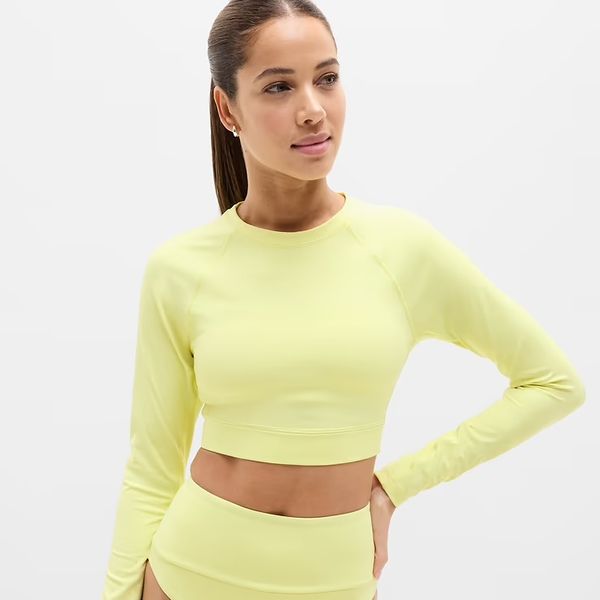 Athleta Crop Rashguard
