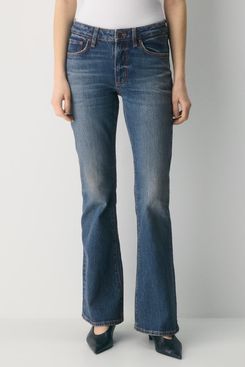 Aritzia Denim Forum Denise Mid-Rise Flare Jean