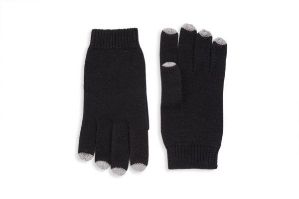 Saks Fifth Avenue COLLECTION Cashmere Tech Gloves