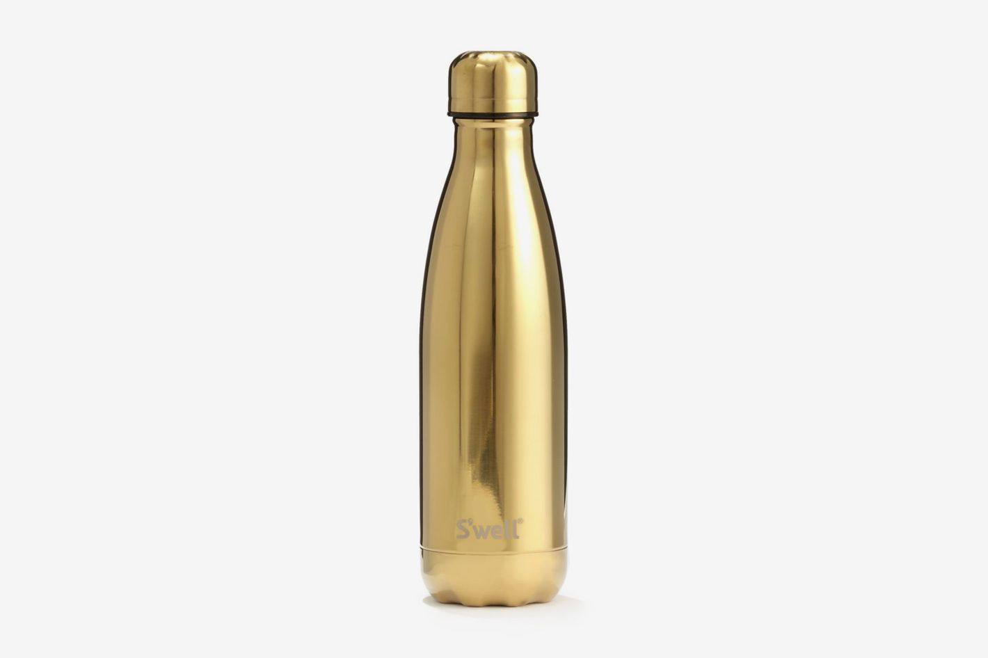 S’well YELLOW GOLD WATER BOTTLE 17 oz 500 ML NEW w/ DUST BAG NIB