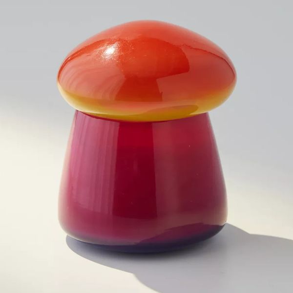 Urban Outfitters Mushroom Glass Candle