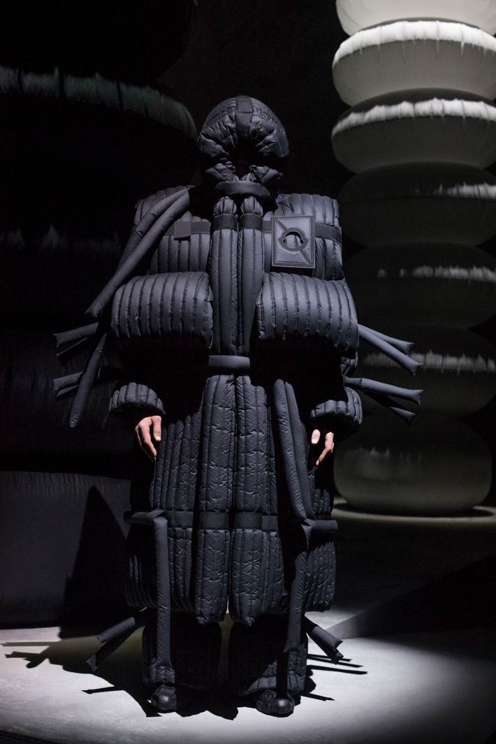 Moncler Made Puffer Coat Gowns and They’re Genius