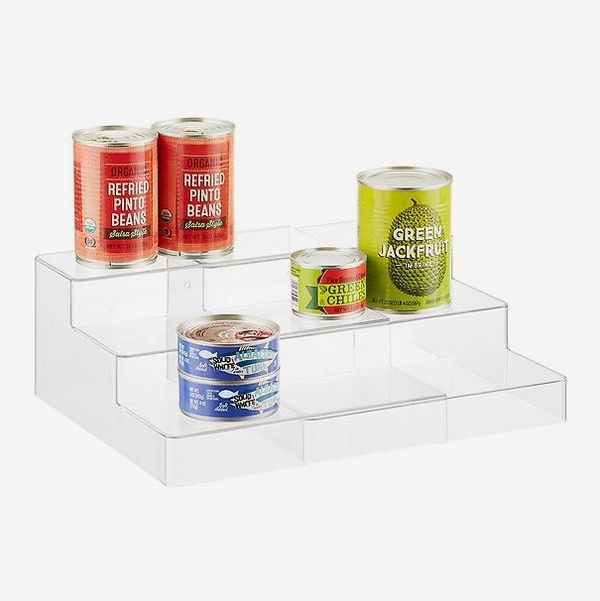 Masirs Kitchen Cabinet Organizer Set - Three Shelves, Two Under Shelf Baskets Will Instantly Create Additional Cabinet or Counter Storage Space to Organize