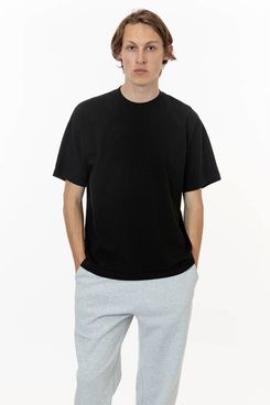 Los Angeles Apparel the 1801 6.5 oz garment dyed crew neck t-shirt