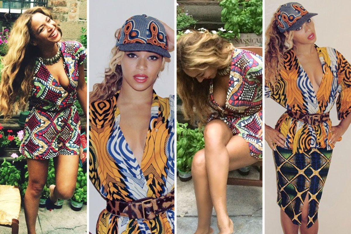 Beyonce ankara outlet dress