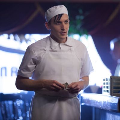 GOTHAM: Oswald Cobblepot (Robin Lord Taylor) finds a new job in the 