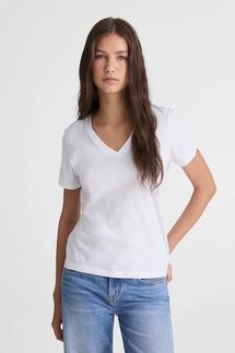 Madewell The Easy V-Neck Tee in Soft Slub