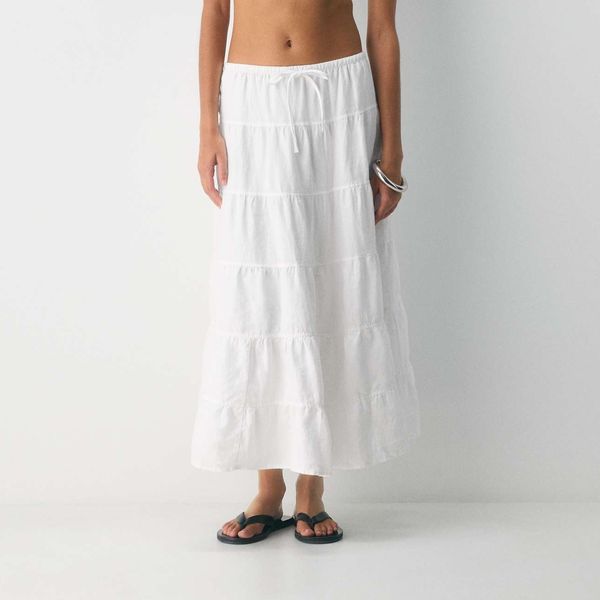 Wilfred Bouquet Linen Skirt