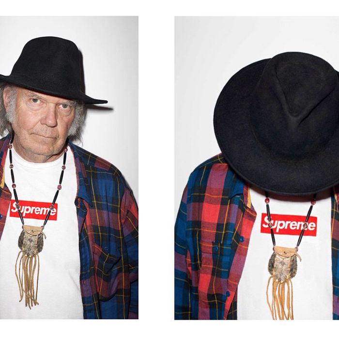 Would You Pay $450 for Some Slightly Used Neil Young Supreme Posters?