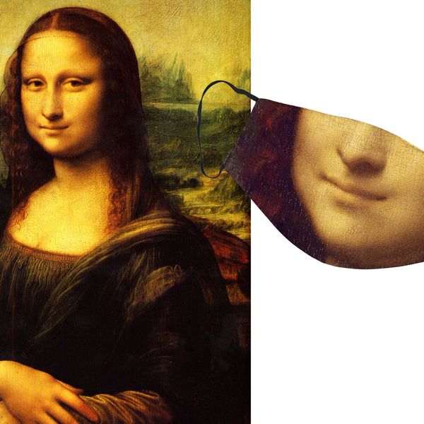 Mona Lisa Face Mask