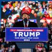 Former President Trump Holds Rally In Schnecksville, Pennsylvania