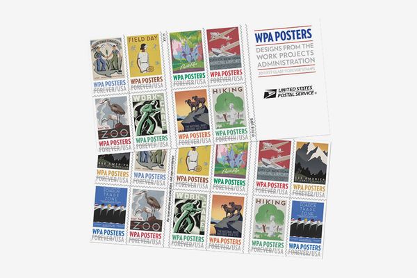 WPA Posters Forever USPS Postage Stamp