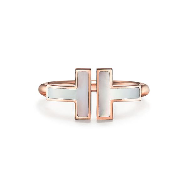 Tiffany T Mother-of-pearl Square Ring