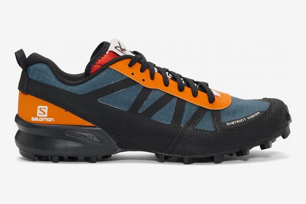 District Vision Blue & Orange Salomon Edition Mountain Racer Sneakers