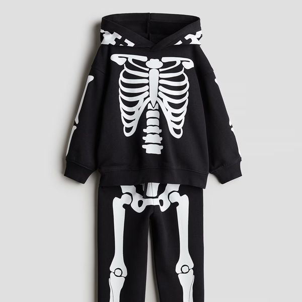 H&M 2-piece Printed Sweatsuit