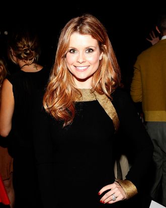 Actress Joanna Garcia attends the Monique Lhuillier Spring 2012 fashion show