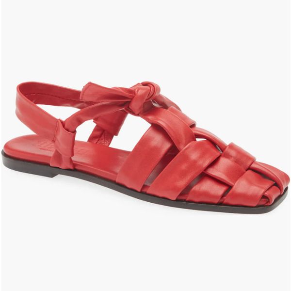 Hereu Bena Square Toe Slingback Sandal