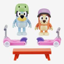 Bluey & Bingo Articulated Figures – Scooter Time