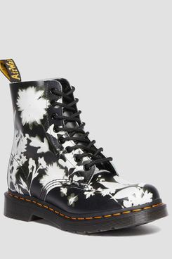 Dr. Martens 1460 Pascal Floral Shadow Leather Lace Up Boots