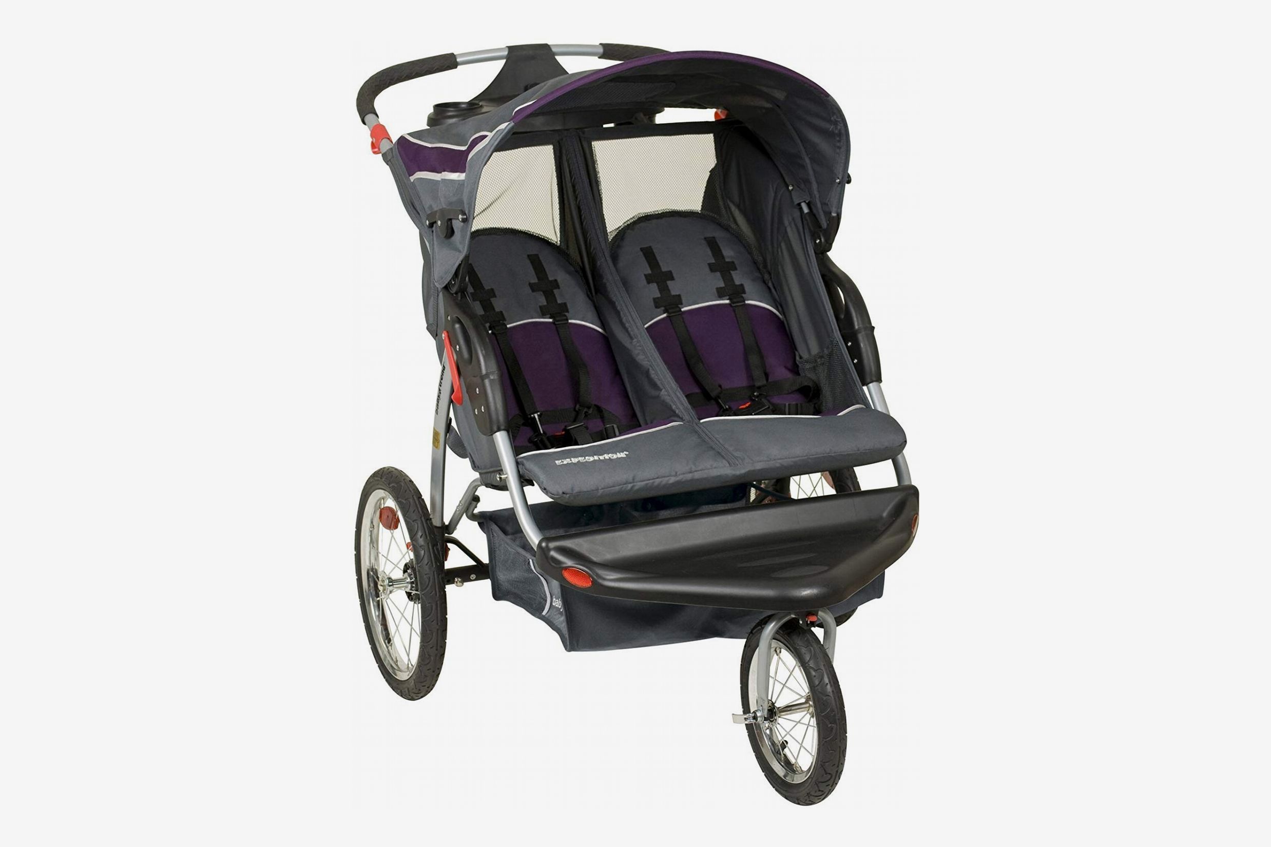 Baby Trend Navigator Double Jogging Stroller, Tropic | vlr.eng.br