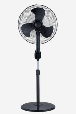 Utilitech 18-in 3-Speed Indoor Black Oscillating Pedestal Fan