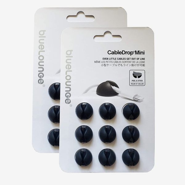 BlueLounge Mini CableDrop Adhesive Cable Clips