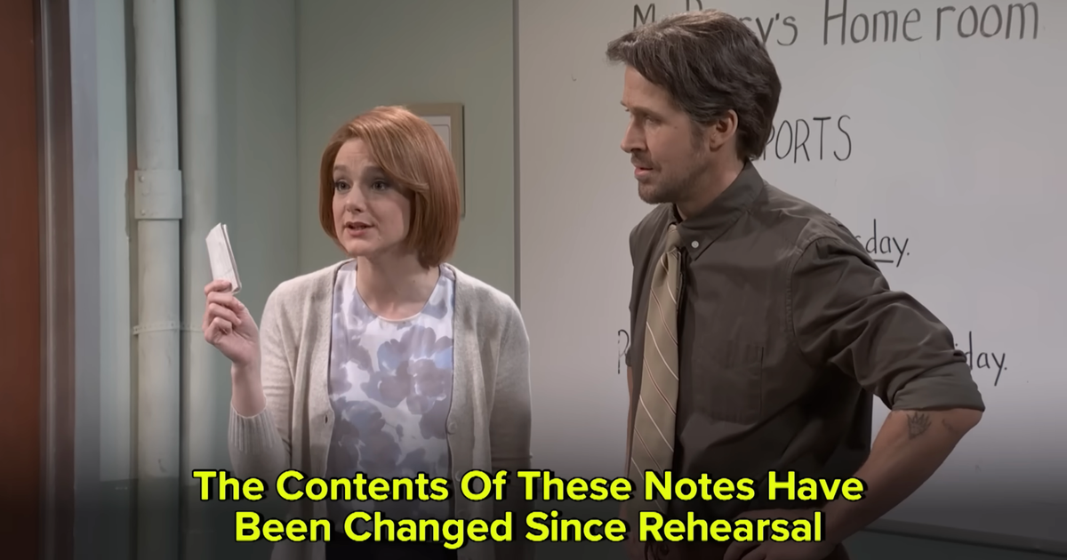 Ryan Gosling Broke on Saturday Night Live, Are You Happy Now?