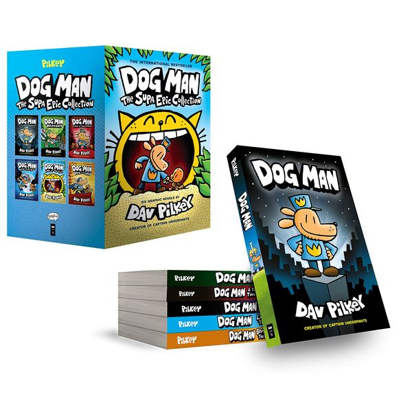 Dog Man: The Supa Epic Collection: From the Creator of Captain Underpants (Dog Man #1-6 Box Set)