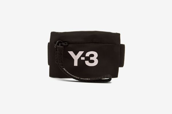 Y-3 Logo-Print Mini Wrist Pouch