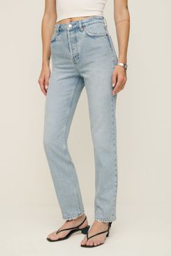 Reformation Cynthia High-Rise Straight Jeans