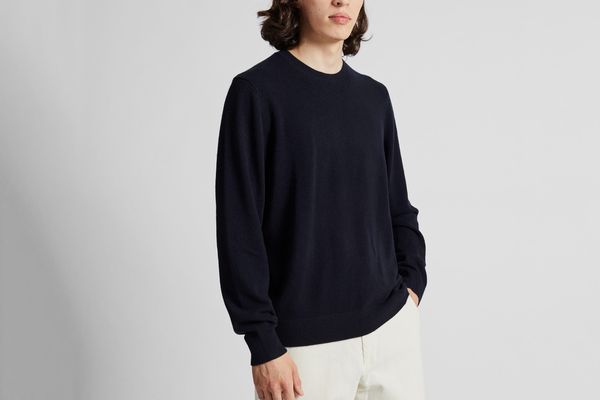 Cashmere Crew Neck Long-sleeve Sweater