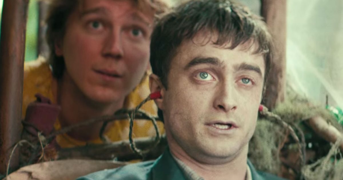 Swiss Army Man Trailer: Paul Dano Rides a Farting Daniel Radcliffe ...