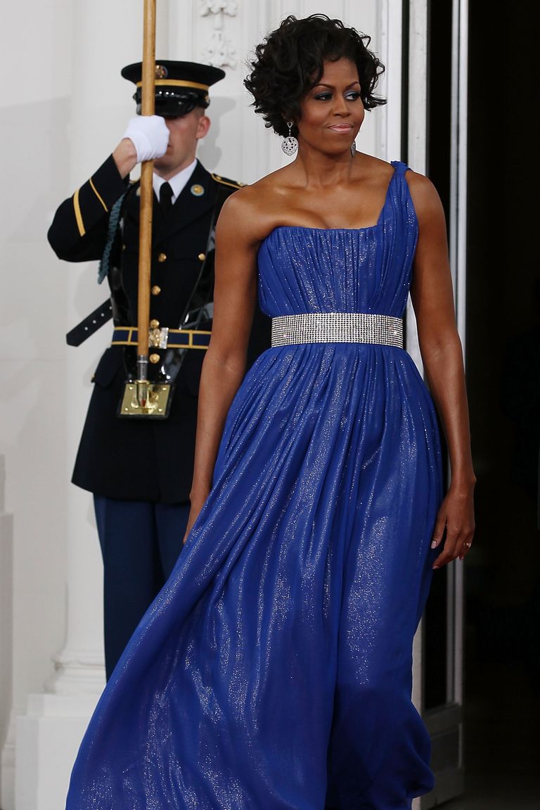 All of Michelle Obama’s White House State Dinner Outfits